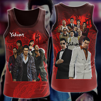Yakuza Video Game 3D All Over Printed T-shirt Tank Top Zip Hoodie Pullover Hoodie Hawaiian Shirt Beach Shorts Jogger Tank Top