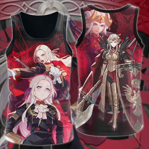 Fire Emblem Edelgard Video Game 3D All Over Print T-shirt Tank Top Zip Hoodie Pullover Hoodie Hawaiian Shirt Beach Shorts Jogger Tank Top S 