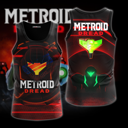 Metroid Dread All Over Print T-shirt Tank Top Zip Hoodie Pullover Hoodie Hawaiian Shirt Beach Shorts Jogger Tank Top