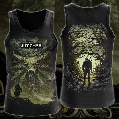 The Witcher Video Game 3D All Over Printed T-shirt Tank Top Zip Hoodie Pullover Hoodie Hawaiian Shirt Beach Shorts Jogger Tank Top