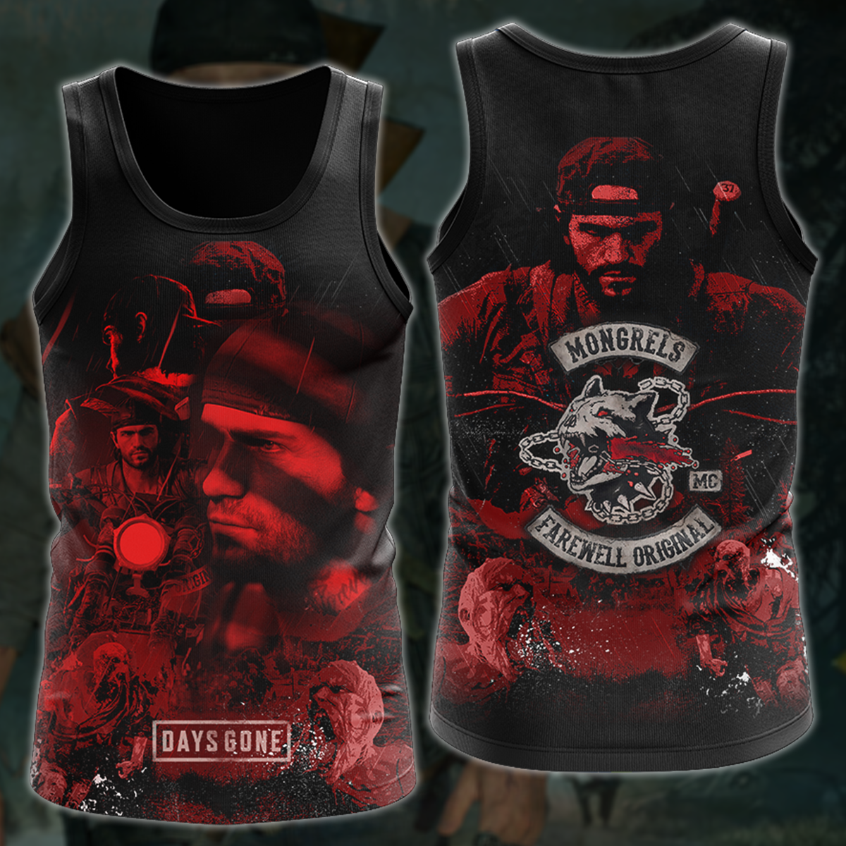 Day’s Gone Video Game 3D All Over Printed T-shirt Tank Top Zip Hoodie Pullover Hoodie Hawaiian Shirt Beach Shorts Jogger Tank Top