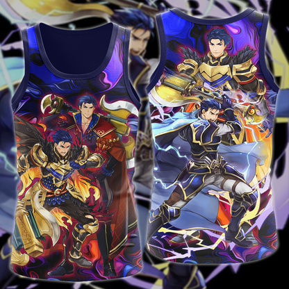 Fire Emblem Hector Video Game 3D All Over Print T-shirt Tank Top Zip Hoodie Pullover Hoodie Hawaiian Shirt Beach Shorts Jogger Tank Top