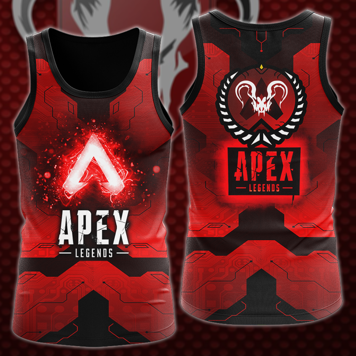 Apex Legends Video Game 3D All Over Printed T-shirt Tank Top Zip Hoodie Pullover Hoodie Hawaiian Shirt Beach Shorts Jogger Tank Top