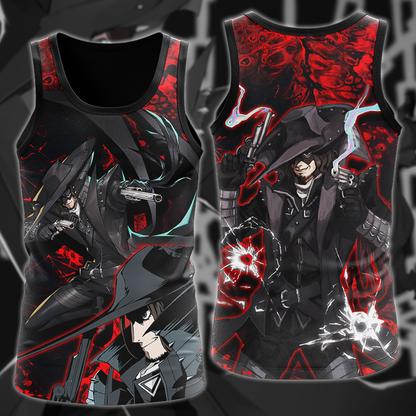 Persona 5 Strikers Zenkichi Hasegawa Video Game 3D All Over Print T-shirt Tank Top Zip Hoodie Pullover Hoodie Hawaiian Shirt Beach Shorts Jogger Tank Top