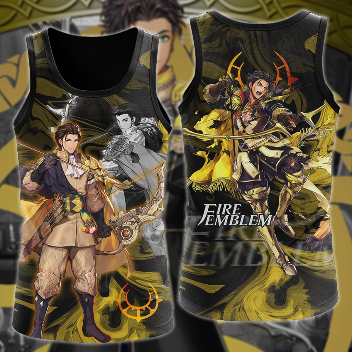 Fire Emblem: Three Houses - Claude Video Game 3D All Over Print T-shirt Tank Top Zip Hoodie Pullover Hoodie Hawaiian Shirt Beach Shorts Jogger Tank Top