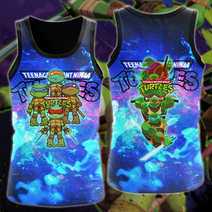 Teenage Mutant Ninja Turtle TMNT Video Game 3D All Over Print T-shirt Tank Top Zip Hoodie Pullover Hoodie Hawaiian Shirt Beach Shorts Jogger Tank Top