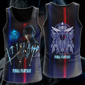 Final Fantasy XV Video Game 3D All Over Printed T-shirt Tank Top Zip Hoodie Pullover Hoodie Hawaiian Shirt Beach Shorts Jogger Tank Top S 