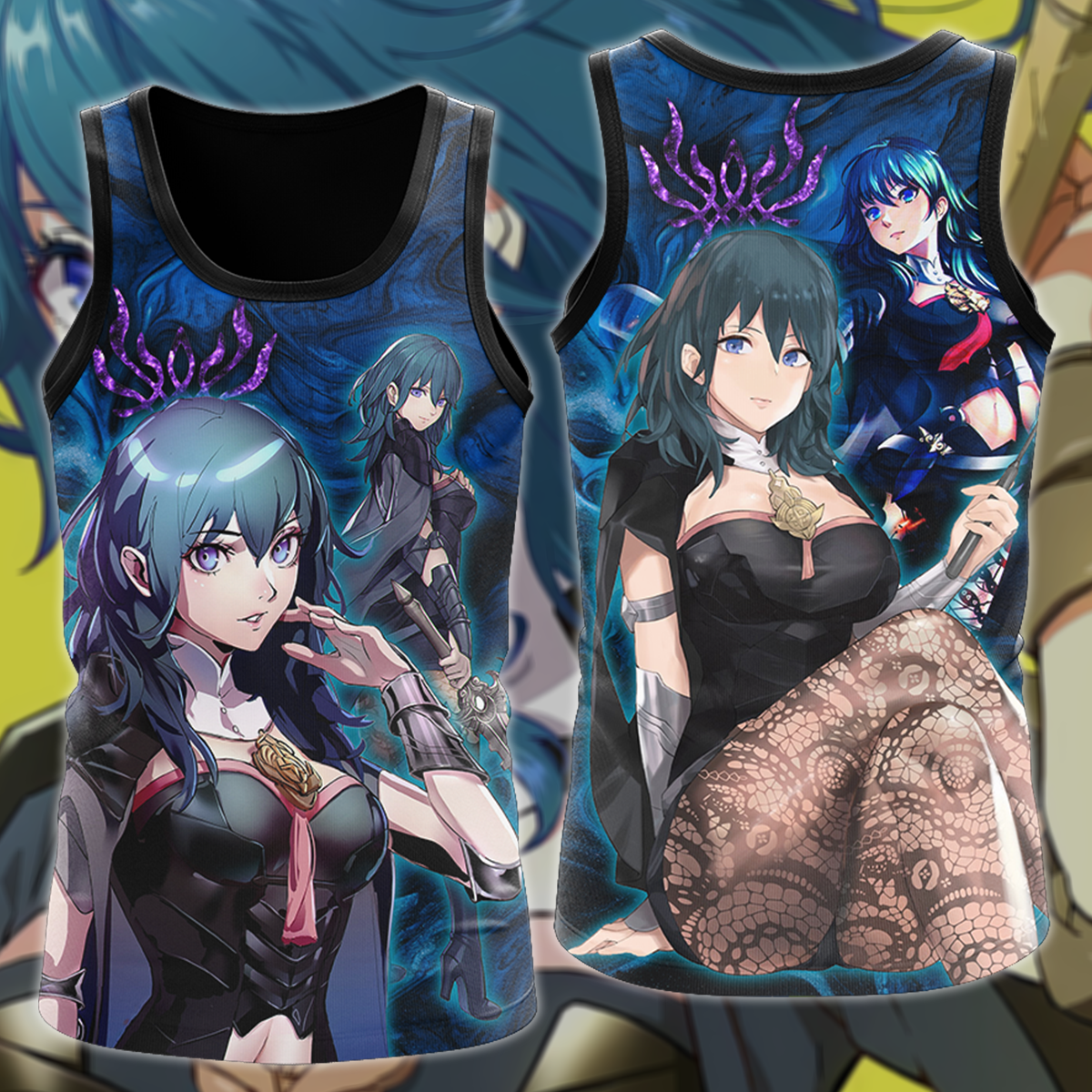 Fire Emblem Byleth Video Game 3D All Over Print T-shirt Tank Top Zip Hoodie Pullover Hoodie Hawaiian Shirt Beach Shorts Jogger Tank Top