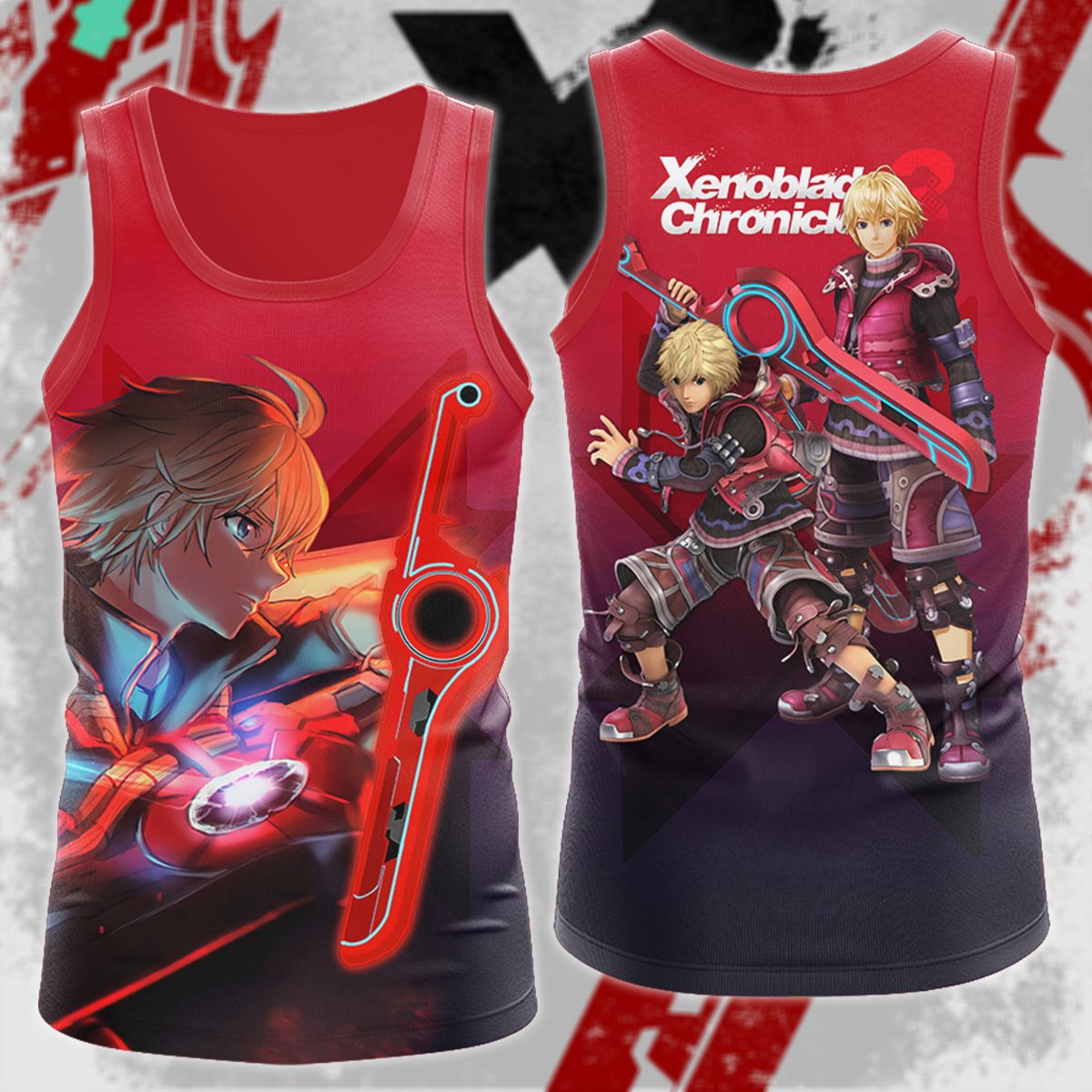 Xenoblade Chronicles 3 Video Game 3D All Over Print T-shirt Tank Top Zip Hoodie Pullover Hoodie Hawaiian Shirt Beach Shorts Jogger Tank Top