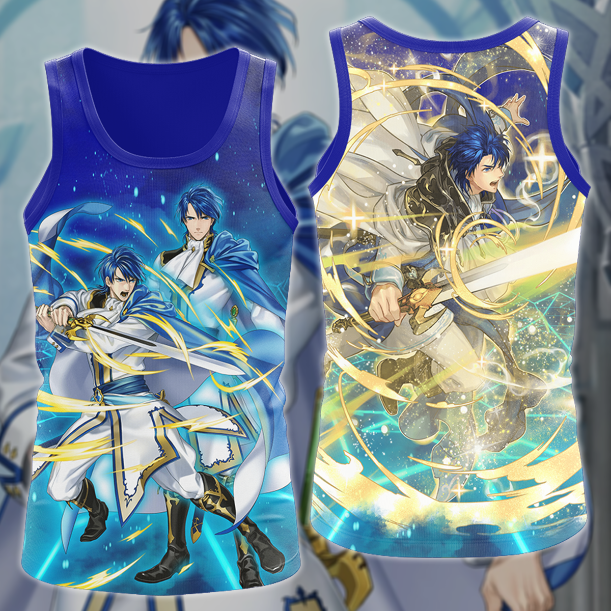 Fire Emblem Sigurd Video Game 3D All Over Print T-shirt Tank Top Zip Hoodie Pullover Hoodie Hawaiian Shirt Beach Shorts Jogger Tank Top