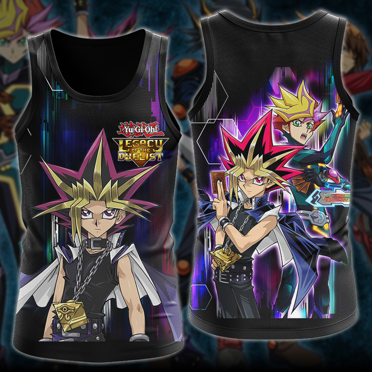 Yu-Gi-Oh! Legacy of the Duelist Video Game 3D All Over Printed T-shirt Tank Top Zip Hoodie Pullover Hoodie Hawaiian Shirt Beach Shorts Jogger Tank Top