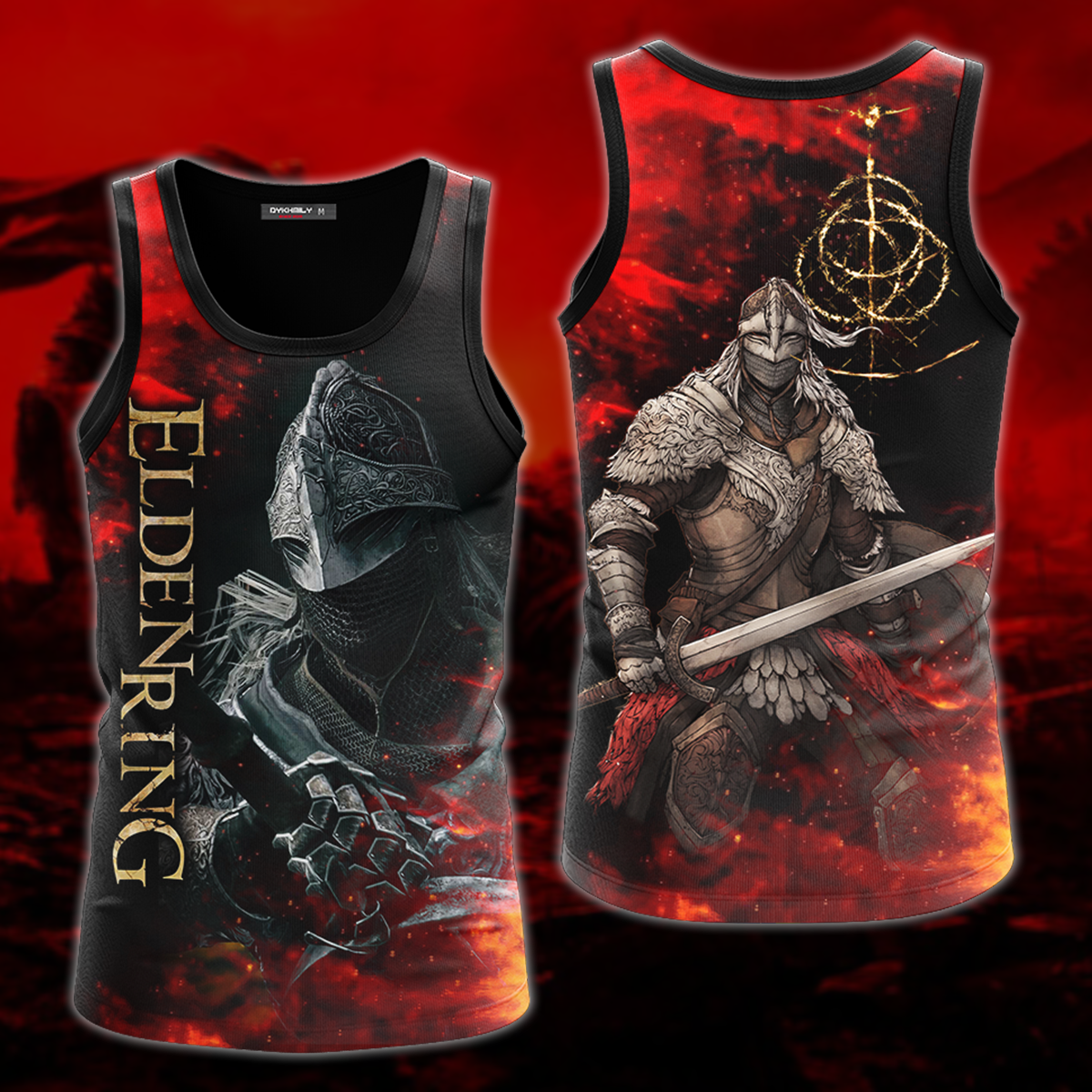 Elden Ring 3D All Over Print T-shirt Tank Top Zip Hoodie Pullover Hoodie Hawaiian Shirt Beach Shorts Jogger Tank Top