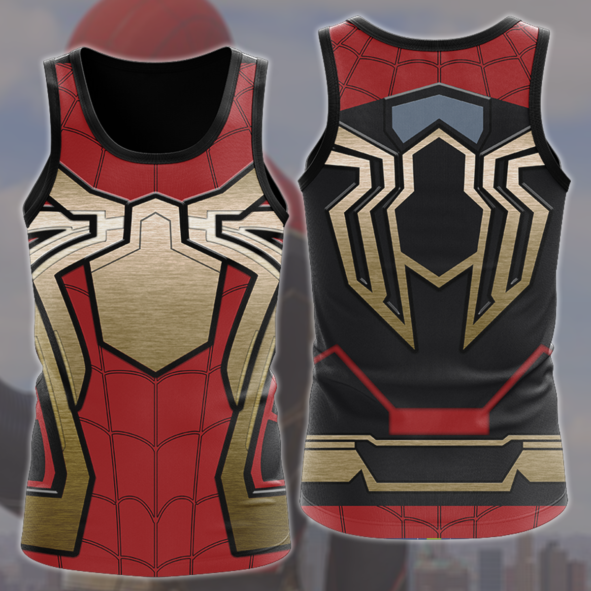 Spider-Man 2 Peter Parker Hybrid Suit (Spider-Man: No Way Home) Cosplay Video Game All Over Printed T-shirt Tank Top Zip Hoodie Pullover Hoodie Hawaiian Shirt Beach Shorts Joggers Tank Top
