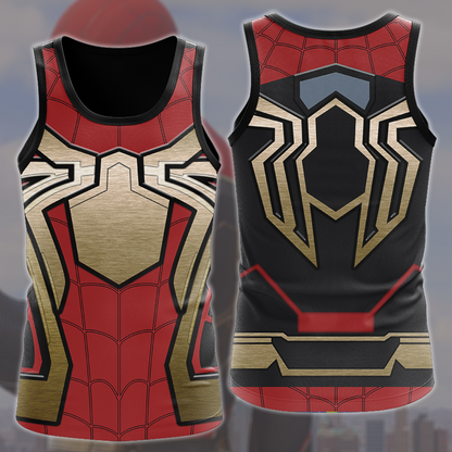 Spider-Man 2 Peter Parker Hybrid Suit (Spider-Man: No Way Home) Cosplay Video Game All Over Printed T-shirt Tank Top Zip Hoodie Pullover Hoodie Hawaiian Shirt Beach Shorts Joggers Tank Top