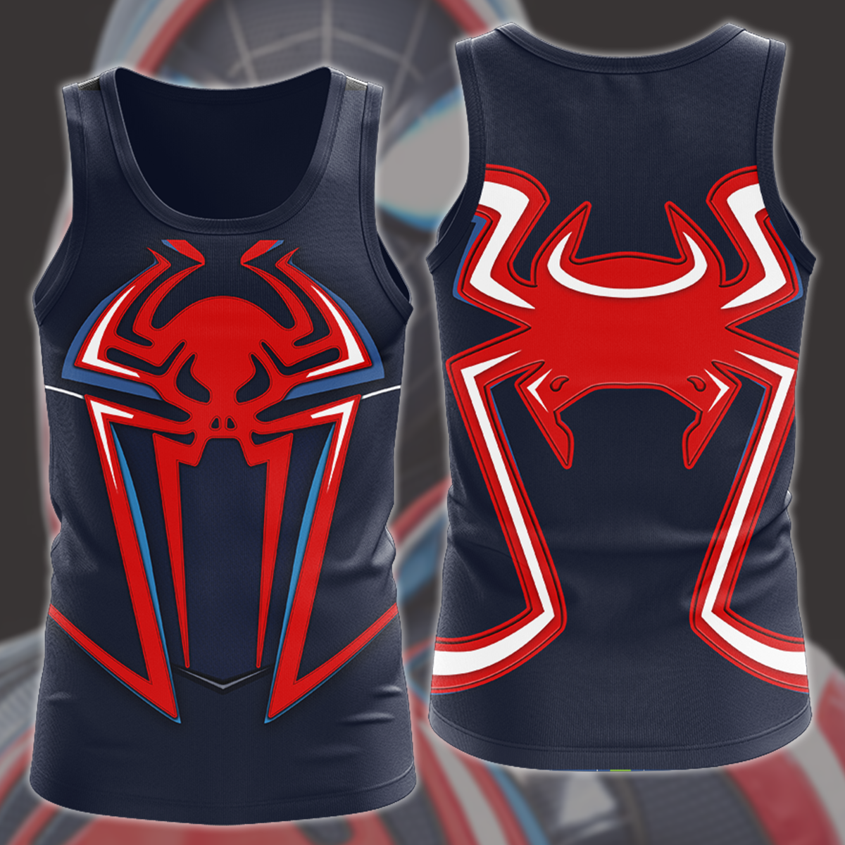 Spider-Man 2 Miles Morales 2099 Suit Cosplay Video Game All Over Printed T-shirt Tank Top Zip Hoodie Pullover Hoodie Hawaiian Shirt Beach Shorts Joggers Tank Top