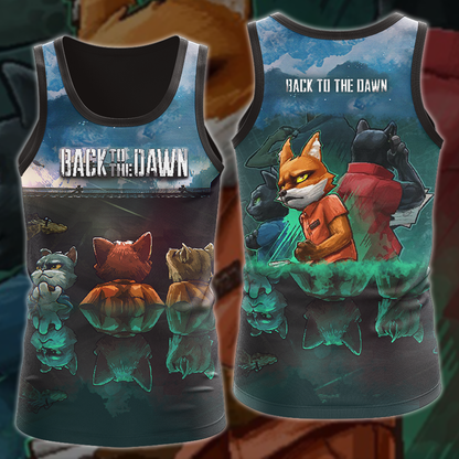 Back to the Dawn Video Game 3D All Over Printed T-shirt Tank Top Zip Hoodie Pullover Hoodie Hawaiian Shirt Beach Shorts Jogger Tank Top