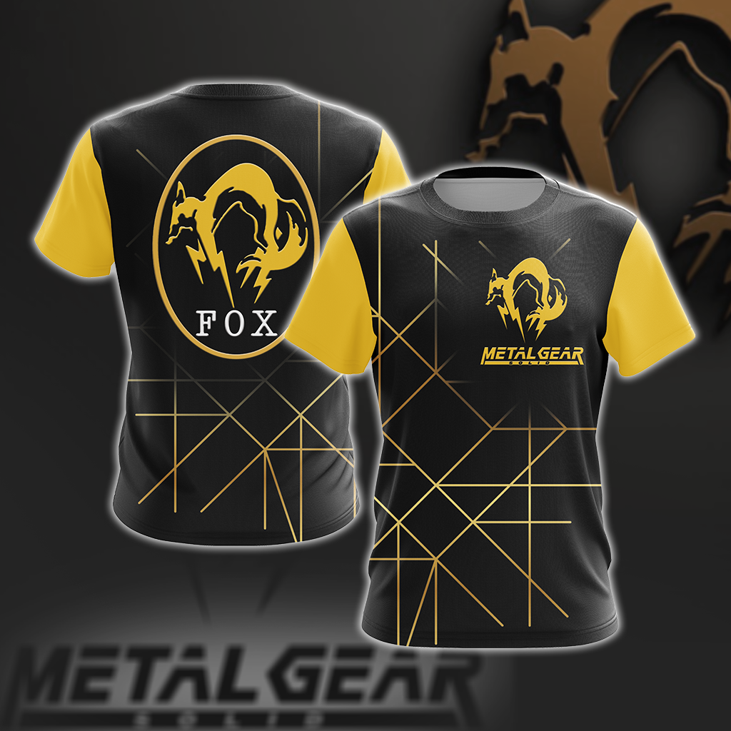 Metal Gear Solid V - FOX Unit Crest Unisex 3D T-shirt T-shirt