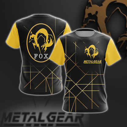 Metal Gear Solid V - FOX Unit Crest Unisex 3D T-shirt T-shirt