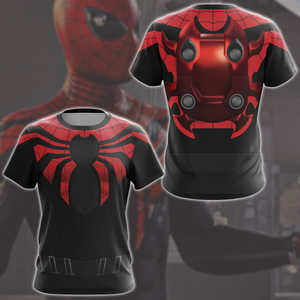 Spider-Man 2 Peter Parker Superior Suit Cosplay Video Game All Over Printed T-shirt Tank Top Zip Hoodie Pullover Hoodie Hawaiian Shirt Beach Shorts Joggers   