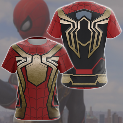Spider-Man 2 Peter Parker Hybrid Suit (Spider-Man: No Way Home) Cosplay Video Game All Over Printed T-shirt Tank Top Zip Hoodie Pullover Hoodie Hawaiian Shirt Beach Shorts Joggers T-shirt