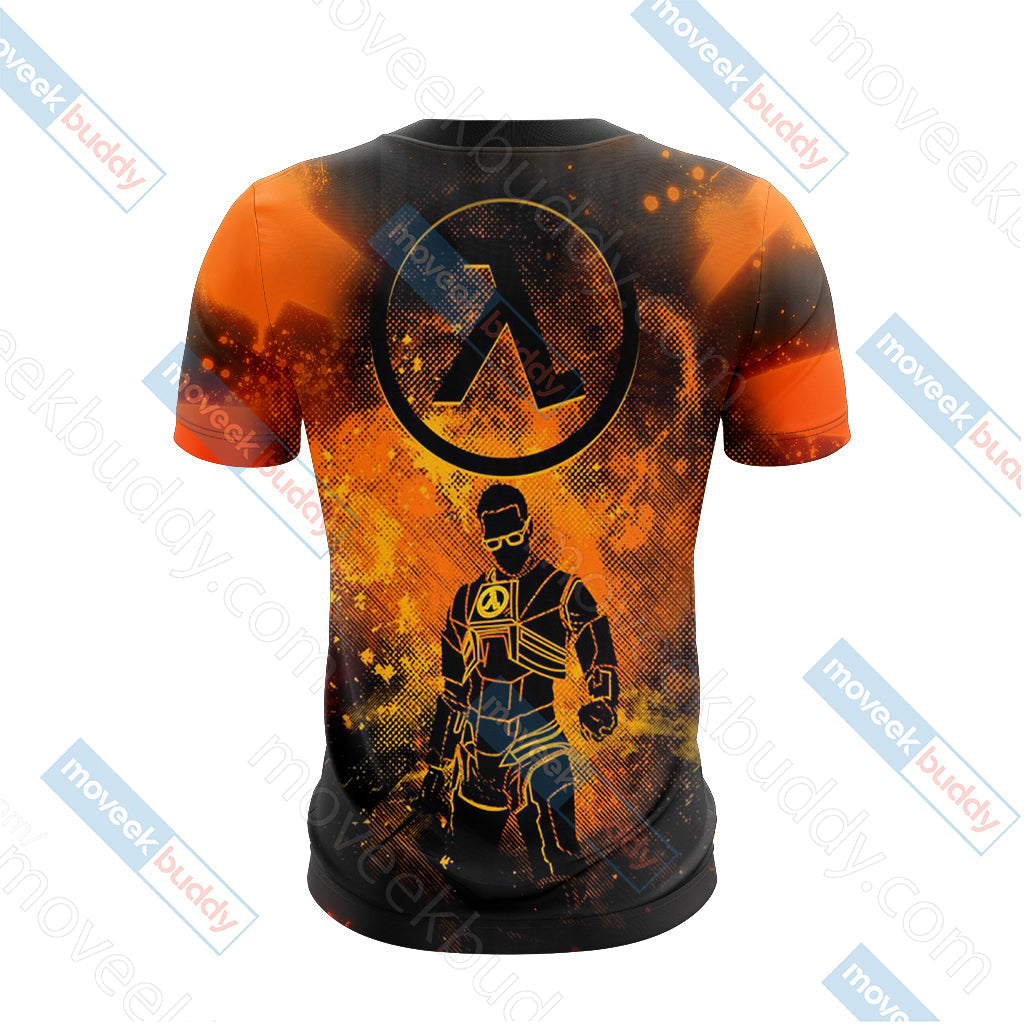 Half-Life.free man Unisex 3D T-shirt