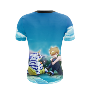 Digimon Matt And Gabumon Unisex 3D T-shirt   