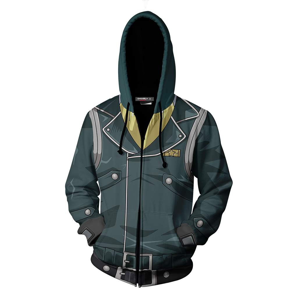 Yu-Gi-Oh! Tetsu Trudge Cosplay Zip Up Hoodie Jacket