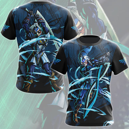 The Legend of Zelda Fierce Deity Link Video Game All Over Printed T-shirt Tank Top Zip Hoodie Pullover Hoodie Hawaiian Shirt Beach Shorts Joggers T-shirt