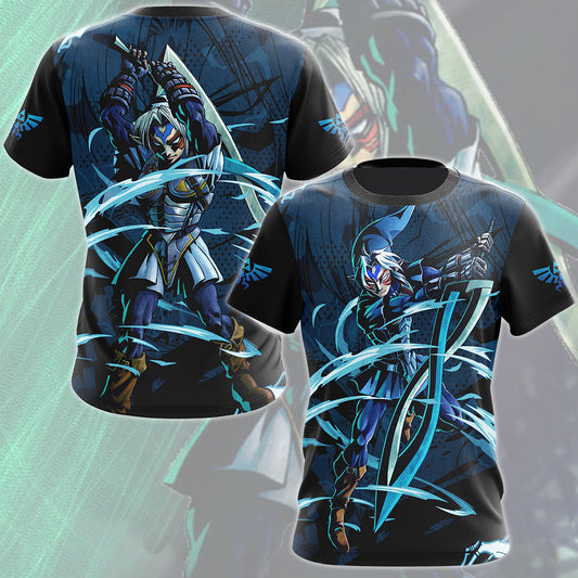 The Legend of Zelda Fierce Deity Link Video Game All Over Printed T-shirt Tank Top Zip Hoodie Pullover Hoodie Hawaiian Shirt Beach Shorts Joggers