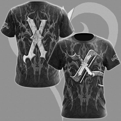Kingdom Hearts Symbols Recusant’s Sigil Video Game All Over Printed T-shirt Tank Top Zip Hoodie Pullover Hoodie Hawaiian Shirt Beach Shorts Joggers T-shirt