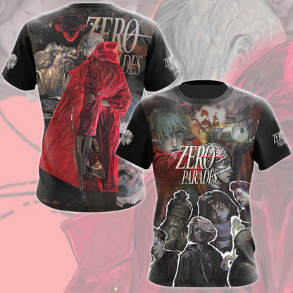 Zero Parades: For Dead Spies Video Game All Over Printed T-shirt Tank Top Zip Hoodie Pullover Hoodie Hawaiian Shirt Beach Shorts Joggers