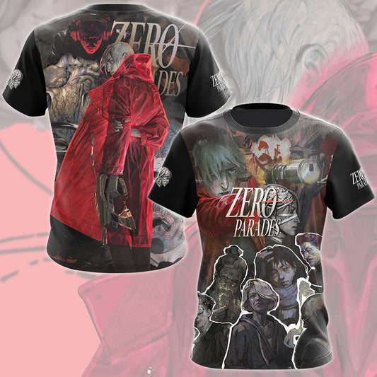 Zero Parades: For Dead Spies Video Game All Over Printed T-shirt Tank Top Zip Hoodie Pullover Hoodie Hawaiian Shirt Beach Shorts Joggers