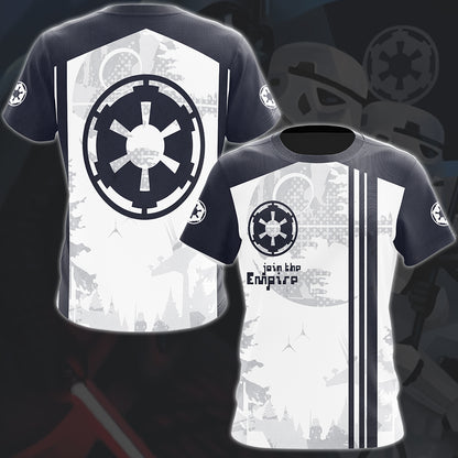 Star Wars Galactic Empire 'Join The Empire' Video Game All Over Printed T-shirt Tank Top Zip Hoodie Pullover Hoodie Hawaiian Shirt Beach Shorts Joggers
