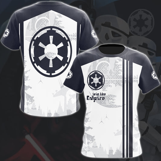 Star Wars Galactic Empire 'Join The Empire' Video Game All Over Printed T-shirt Tank Top Zip Hoodie Pullover Hoodie Hawaiian Shirt Beach Shorts Joggers