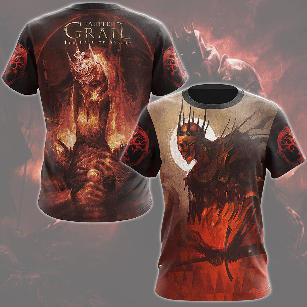 Tainted Grail: The Fall of Avalon Video Game All Over Printed T-shirt Tank Top Zip Hoodie Pullover Hoodie Hawaiian Shirt Beach Shorts Joggers T-shirt