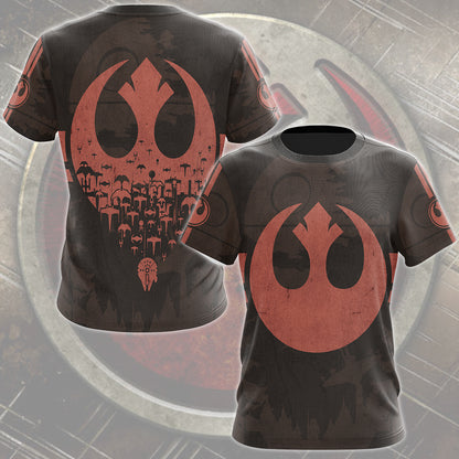 Star Wars Rebel Alliance Video Game All Over Printed T-shirt Tank Top Zip Hoodie Pullover Hoodie Hawaiian Shirt Beach Shorts Joggers