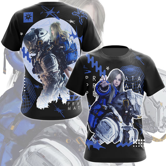 Pragmata Video Game All Over Printed T-shirt Tank Top Zip Hoodie Pullover Hoodie Hawaiian Shirt Beach Shorts Joggers