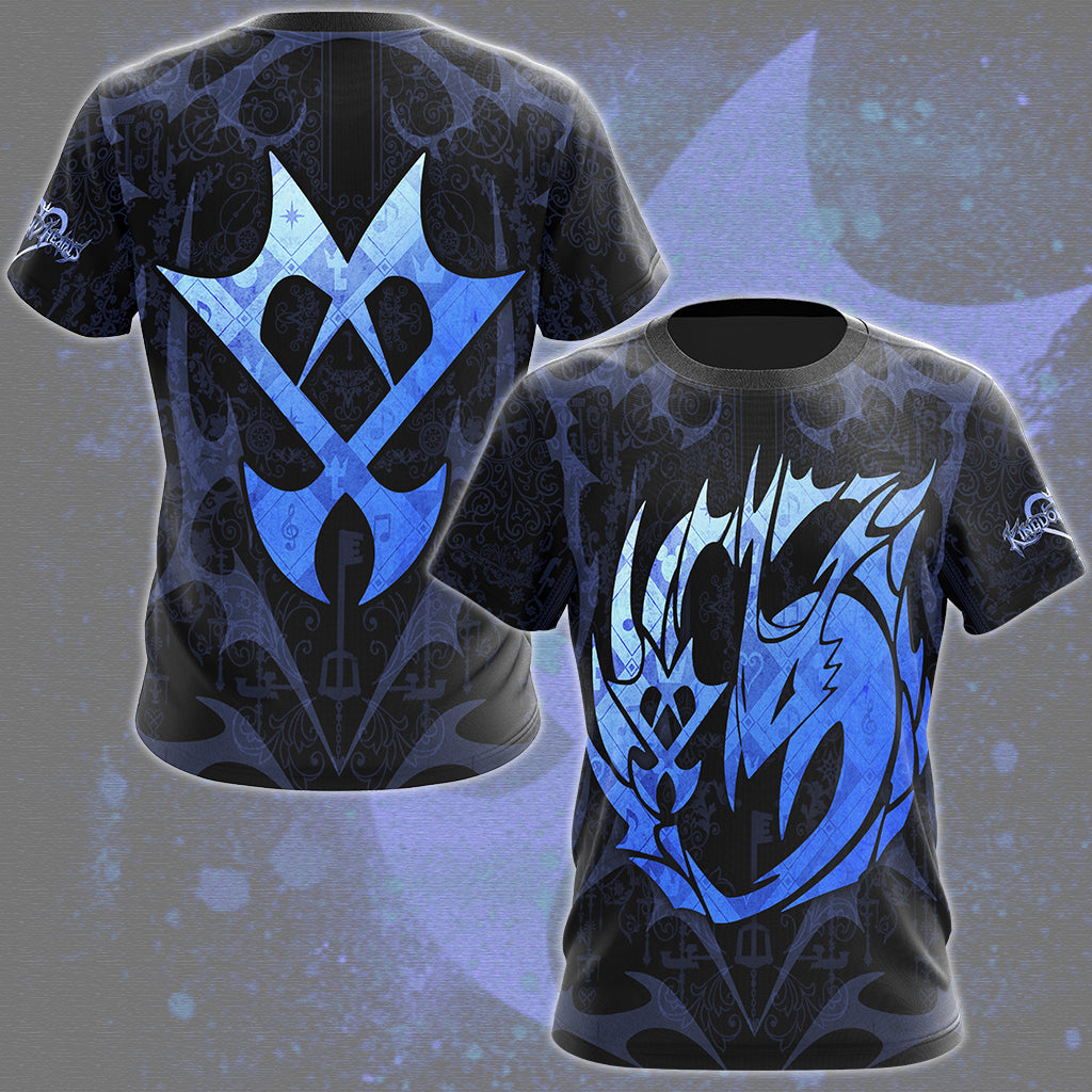 Kingdom Hearts Symbols The Unversed Emblem Video Game All Over Printed T-shirt Tank Top Zip Hoodie Pullover Hoodie Hawaiian Shirt Beach Shorts Joggers T-shirt