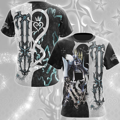 Kingdom Hearts The Gazing Eye (The Master's Eye) Keyblade Video Game All Over Printed T-shirt Tank Top Zip Hoodie Pullover Hoodie Hawaiian Shirt Beach Shorts Joggers T-shirt