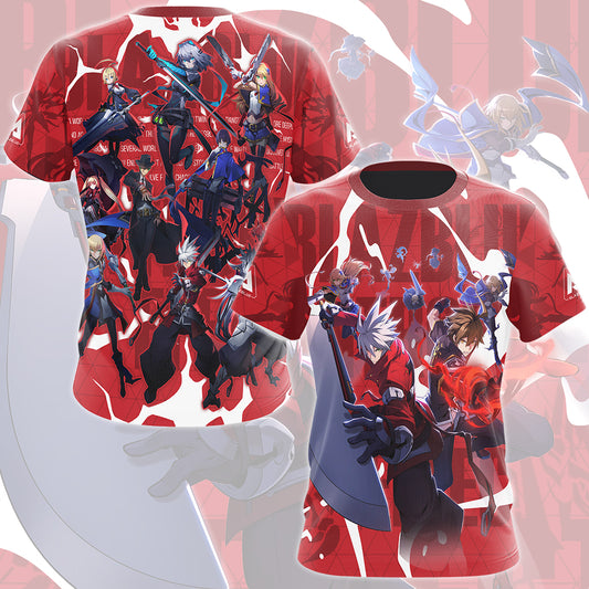 BlazBlue Entropy Effect Video Game All Over Printed T-shirt Tank Top Zip Hoodie Pullover Hoodie Hawaiian Shirt Beach Shorts Joggers