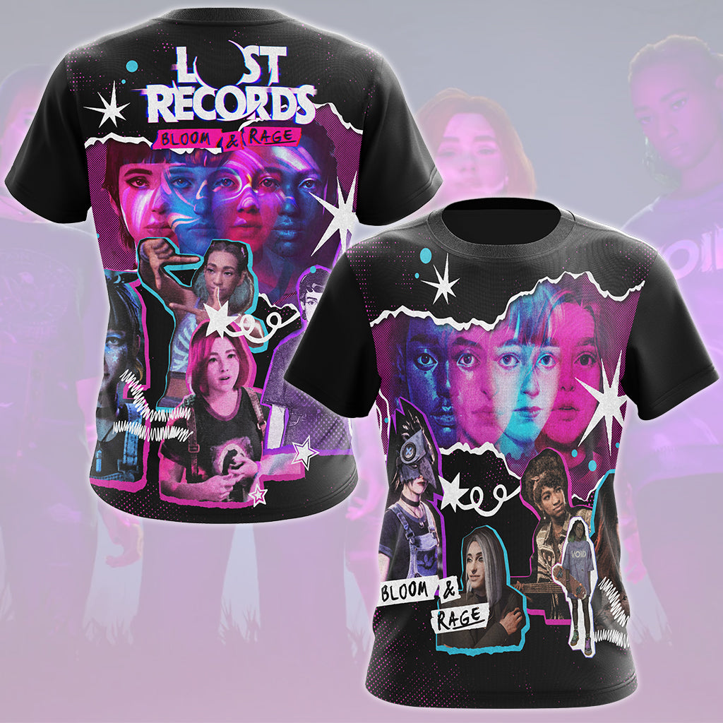 Lost Records: Bloom and Rage Video Game All Over Printed T-shirt Tank Top Zip Hoodie Pullover Hoodie Hawaiian Shirt Beach Shorts Joggers T-shirt