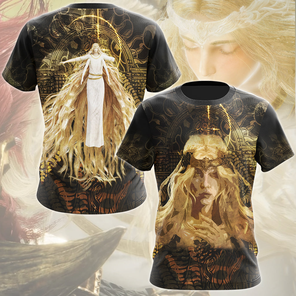 Elden Ring Miquella the Kind Video Game All Over Printed T-shirt Tank Top Zip Hoodie Pullover Hoodie Hawaiian Shirt Beach Shorts Joggers T-shirt