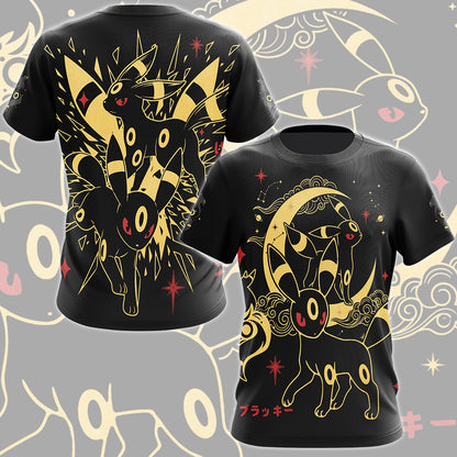 Pokemon Umbreon Video Game All Over Printed T-shirt Tank Top Zip Hoodie Pullover Hoodie Hawaiian Shirt Beach Shorts Joggers T-shirt