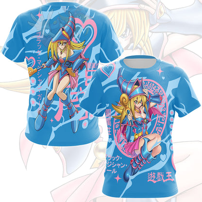 Yu-gi-oh! Dark Magician Girl Video Game All Over Printed T-shirt Tank Top Zip Hoodie Pullover Hoodie Hawaiian Shirt Beach Shorts Joggers T-shirt