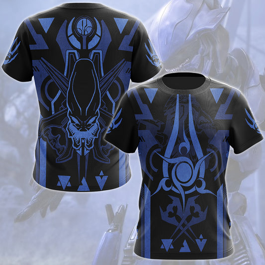 Halo Sangheili (Elite) Video Game All Over Printed T-shirt Tank Top Zip Hoodie Pullover Hoodie Hawaiian Shirt Beach Shorts Joggers