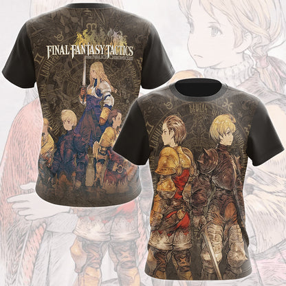 Final Fantasy Tactics: The Ivalice Chronicles Video Game All Over Printed T-shirt Tank Top Zip Hoodie Pullover Hoodie Hawaiian Shirt Beach Shorts Joggers