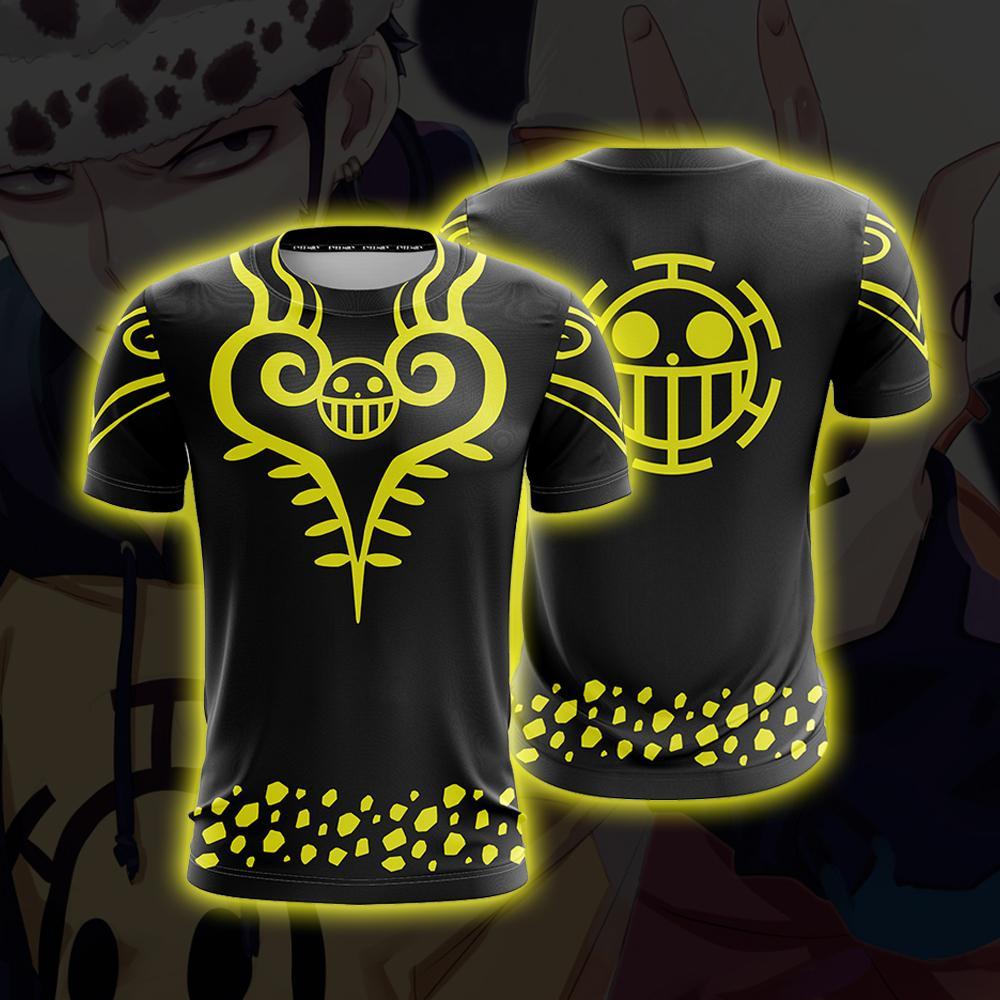 One Piece Trafalgar D. Water Law Cosplay Unisex 3D T-shirt
