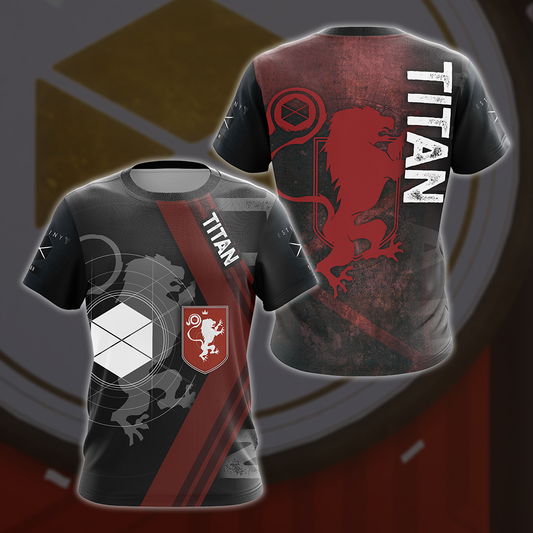 Destiny Titan All Over Print T-shirt Tank Top Zip Hoodie Pullover Hoodie Hawaiian Shirt T-shirt
