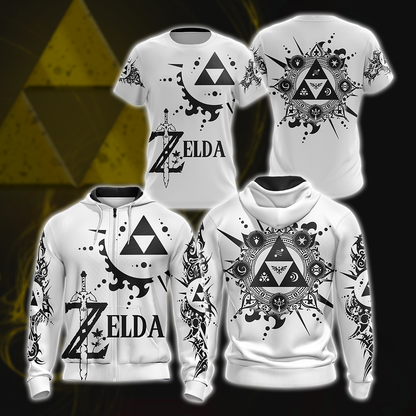 The Legend Of Zelda T-shirt Zip Hoodie Pullover Hoodie