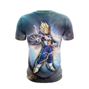 Vegeta Super Saiyan Dragon Ball Unisex 3D T-shirt   